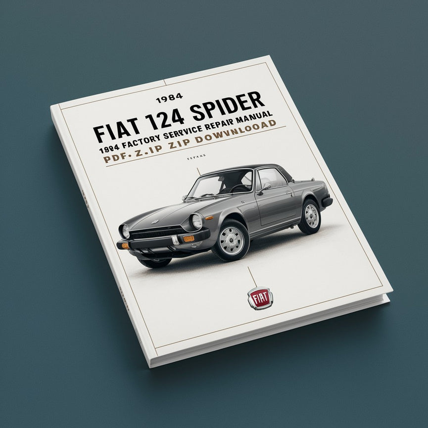 Fiat 124 Spider 1984 Factory Service Repair Manual.zip