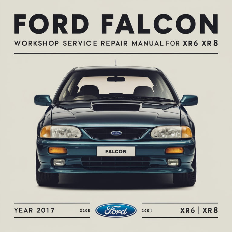 Ford Falcon BA Workshop Service Repair Manual XR6 XR8