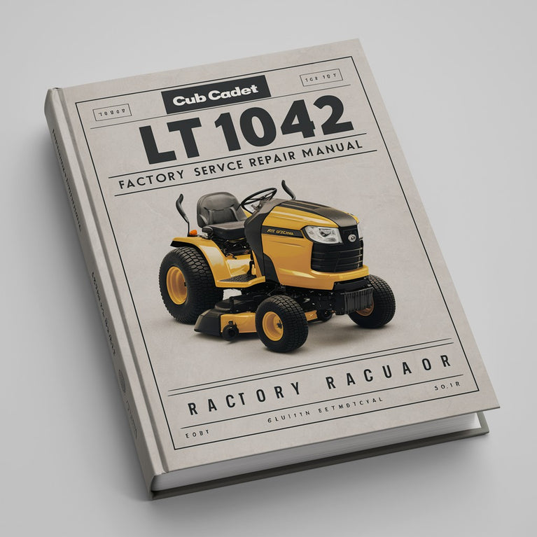 Cub Cadet LT 1042 Factory Service Repair Manual