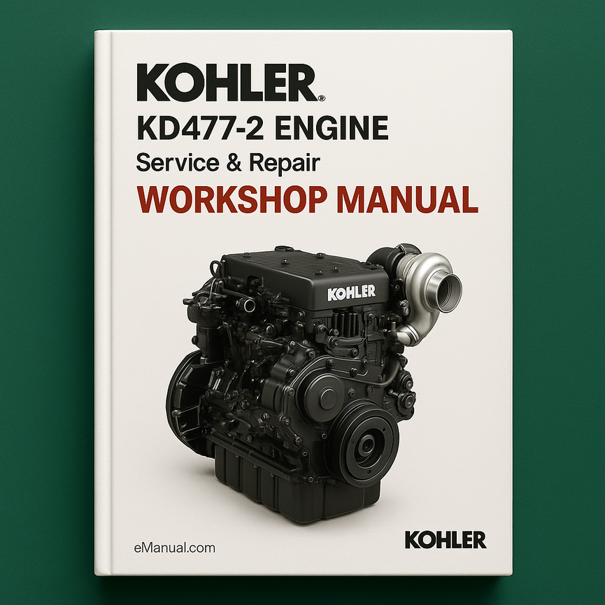 Werkstatthandbuch für Wartung und Reparatur des Kohler-Motors KD477-2, PDF herunterladen