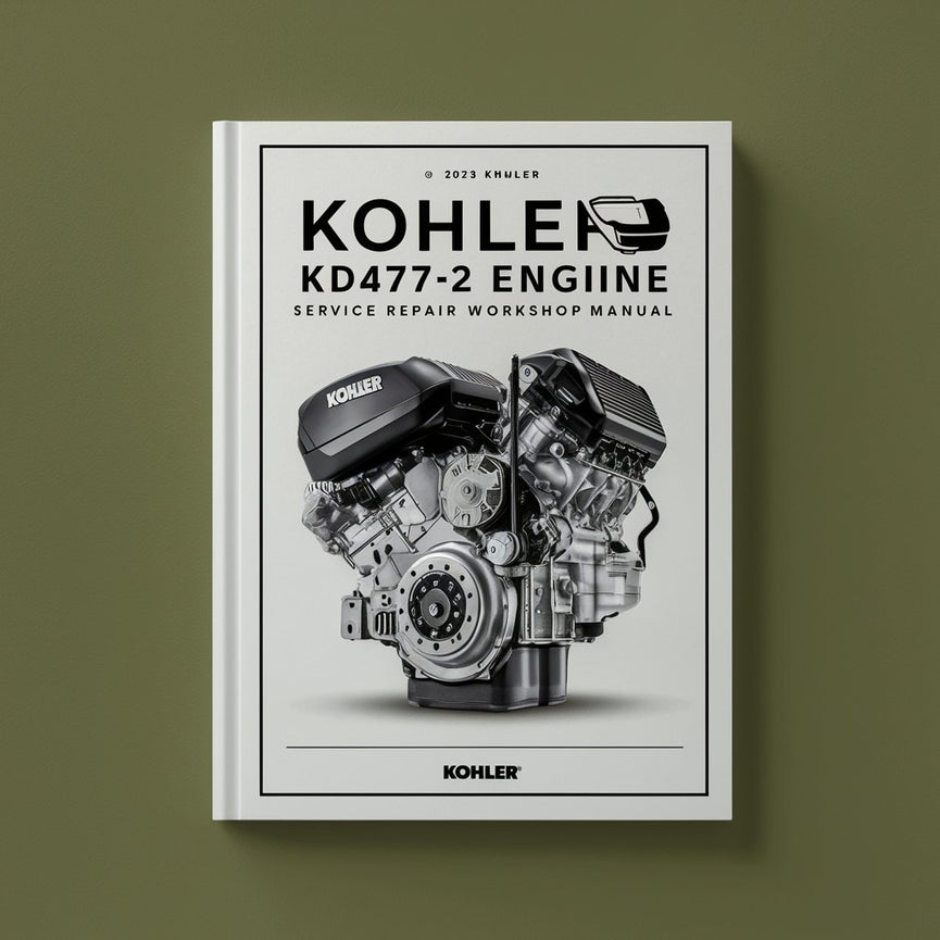 Werkstatthandbuch für Wartung und Reparatur des Kohler-Motors KD477-2, PDF herunterladen