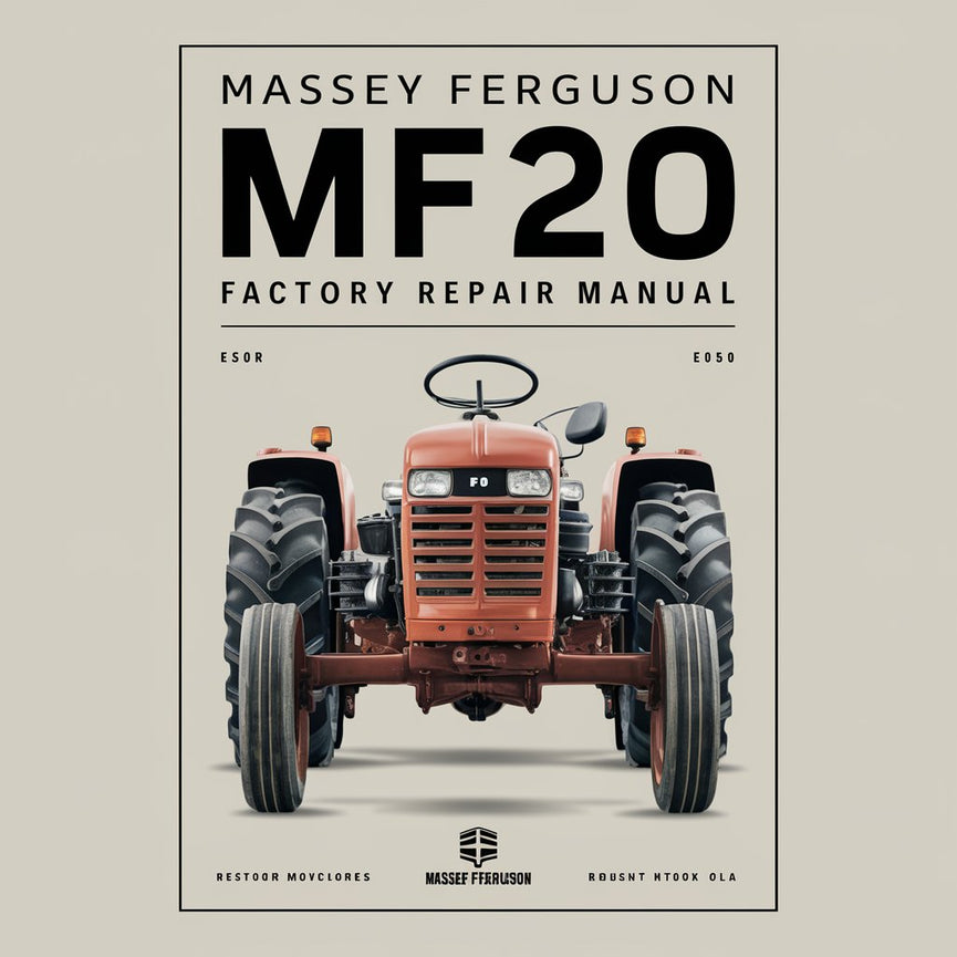 Massey Ferguson MF20 Factory Repair Manual