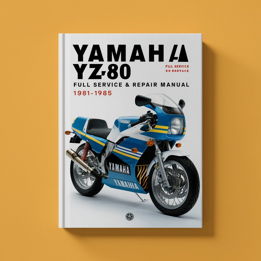 Yamaha YZ80 Vollständiges Wartungs- und Reparaturhandbuch 1981-1985