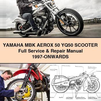 Yamaha MBK AEROX 50 YQ50 Scooter Manual completo de servicio y reparación 1997 en adelante Descargar PDF