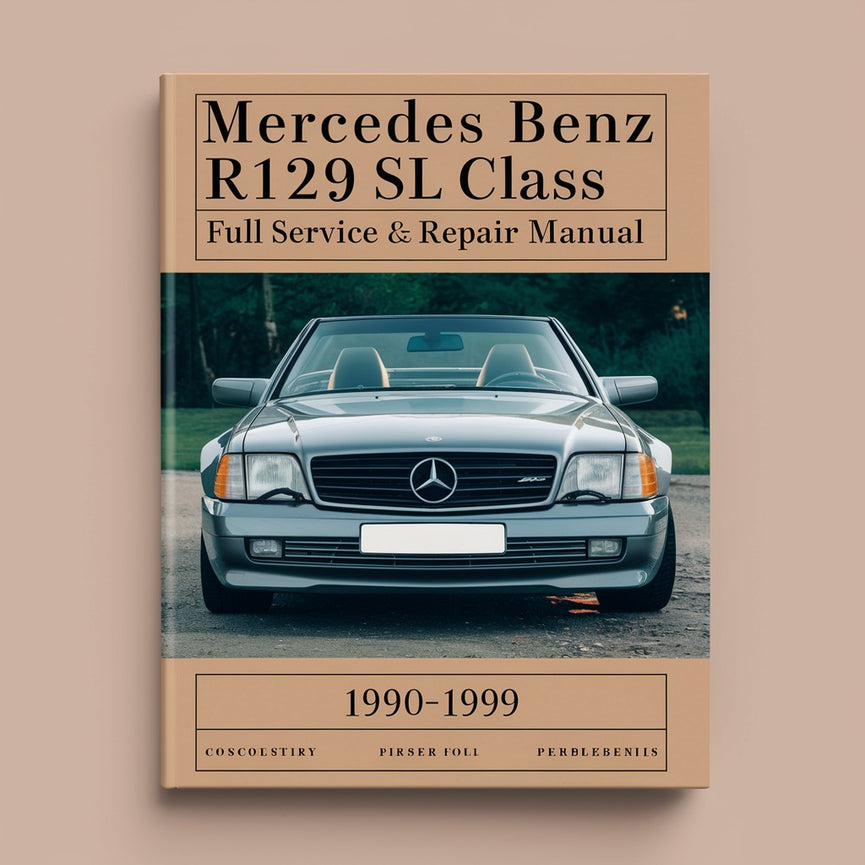 Mercedes Benz R129 SL Clase Manual completo de servicio y reparación 1990-1999