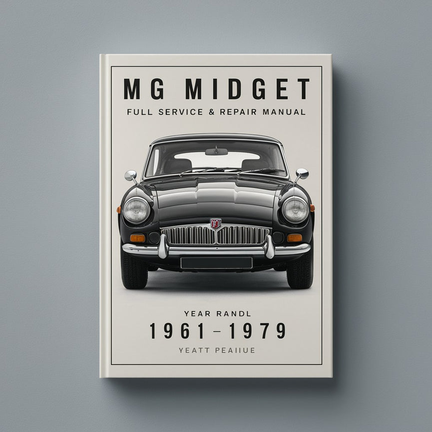 MG MIDGET Full Service & Repair Manual 1961-1979