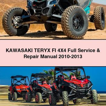 KAWASAKI TERYX FI 4X4 Full Service & Repair Manual 2010-2013