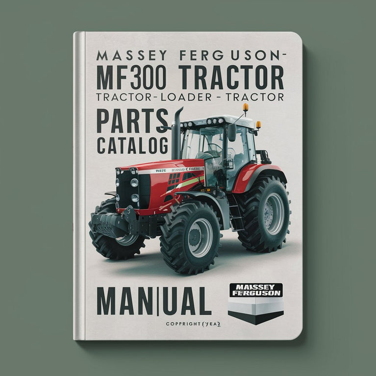 Massey Ferguson MF300 Tractor Loader-Dozer Tractor Parts Catalog Manual