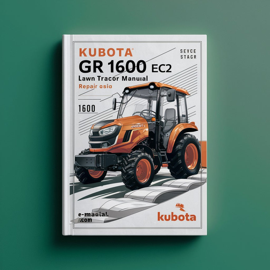 KUBOTA GR 1600 EC2 Rasentraktor Service- und Reparaturhandbuch PDF-Download