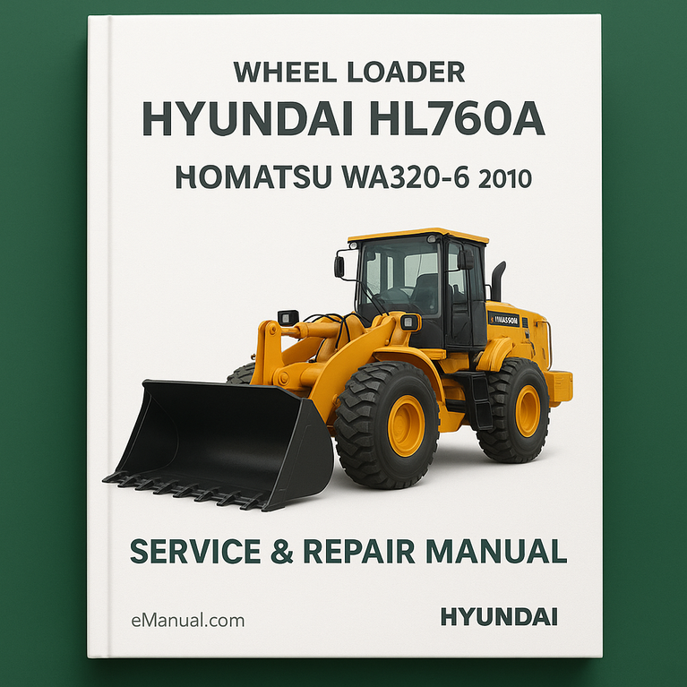 Hyundai HL760A Wheel Loader Service Repair Manual