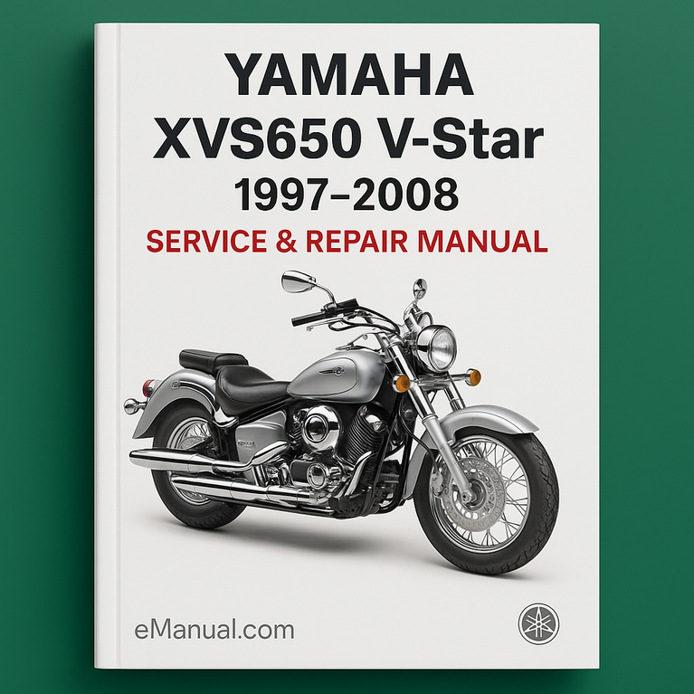 Yamaha XVS650 V-Star 1997-2008 Service Repair Manual