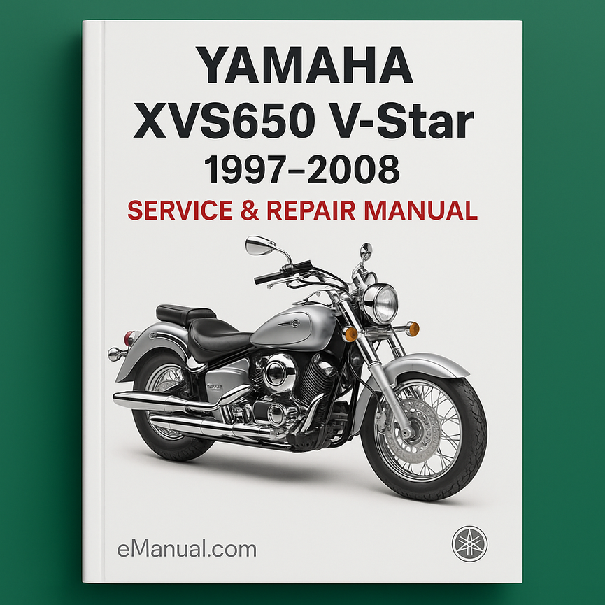 Yamaha XVS650 V-Star 1997-2008 Service Repair Manual