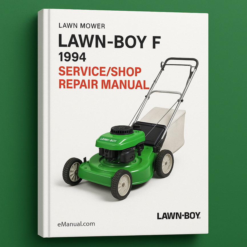 10650 1994 4900001-4999999 Lawn-Boy F Service/Shop Repair Manual
