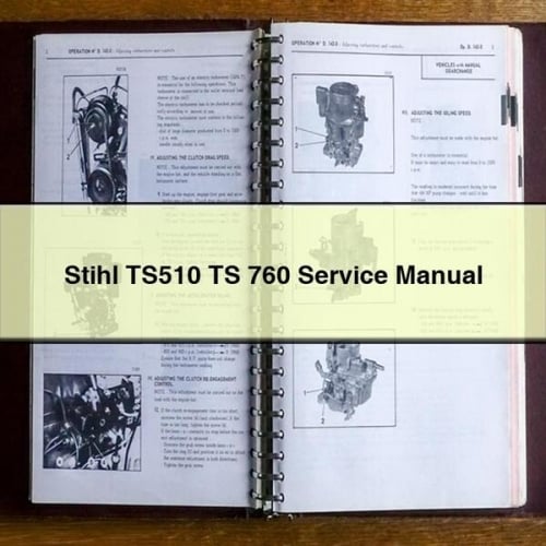 Stihl TS510 TS 760 Service Manual PDF Download