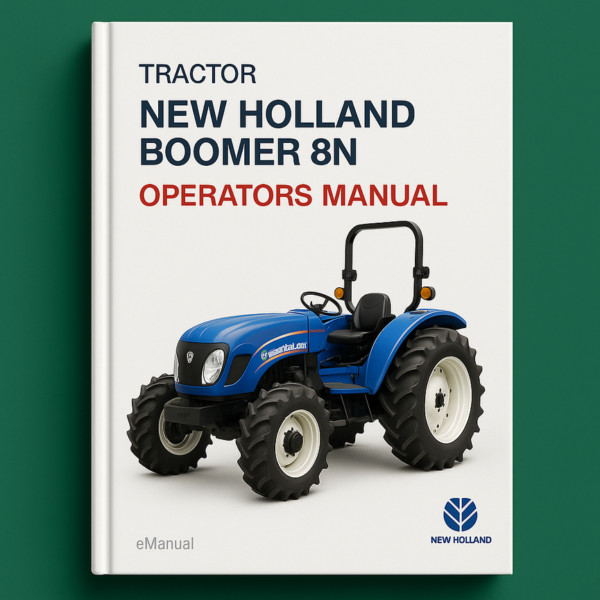 New Holland BOOMER 8N Tractor OperatorS Manual