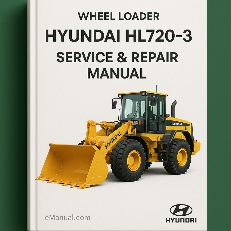 Hyundai HL720-3 Wheel Loader Service Repair Manual