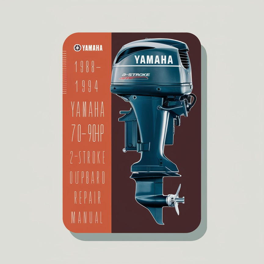 1988-1994 Yamaha 70HP 90HP 2-Stroke Outboard Repair Manual