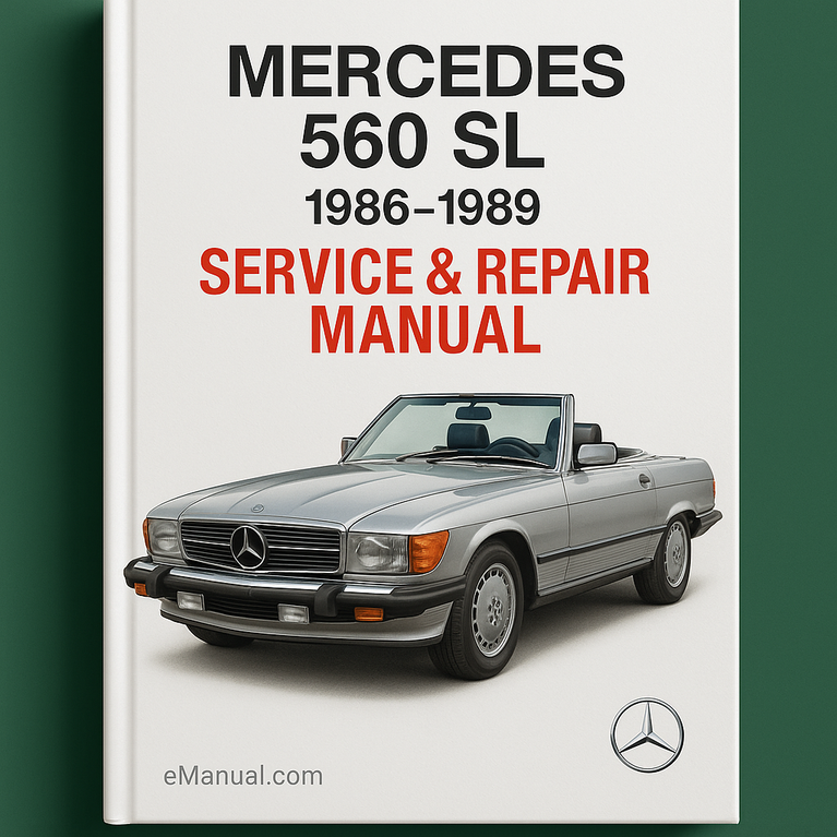 Mercedes 560 SL 1986-1989 Service Repair Manual