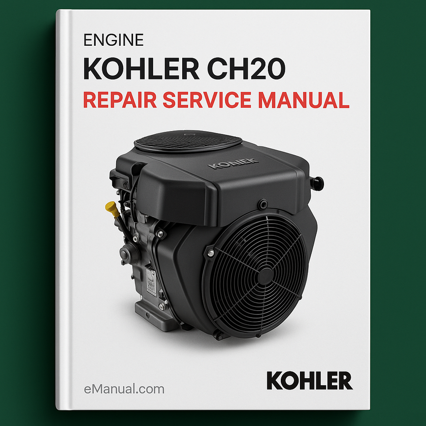 Kohler CH20 Engine Repair Service Manual