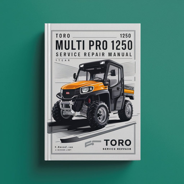 Toro Multi Pro 1200 1250 Service Manual Download PDF