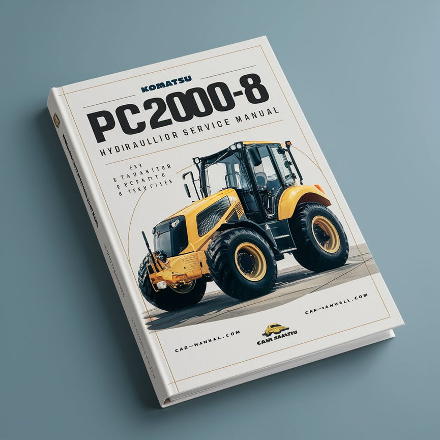 Komatsu PC2000-8 Hydraulic Excavator Repair Service Manual