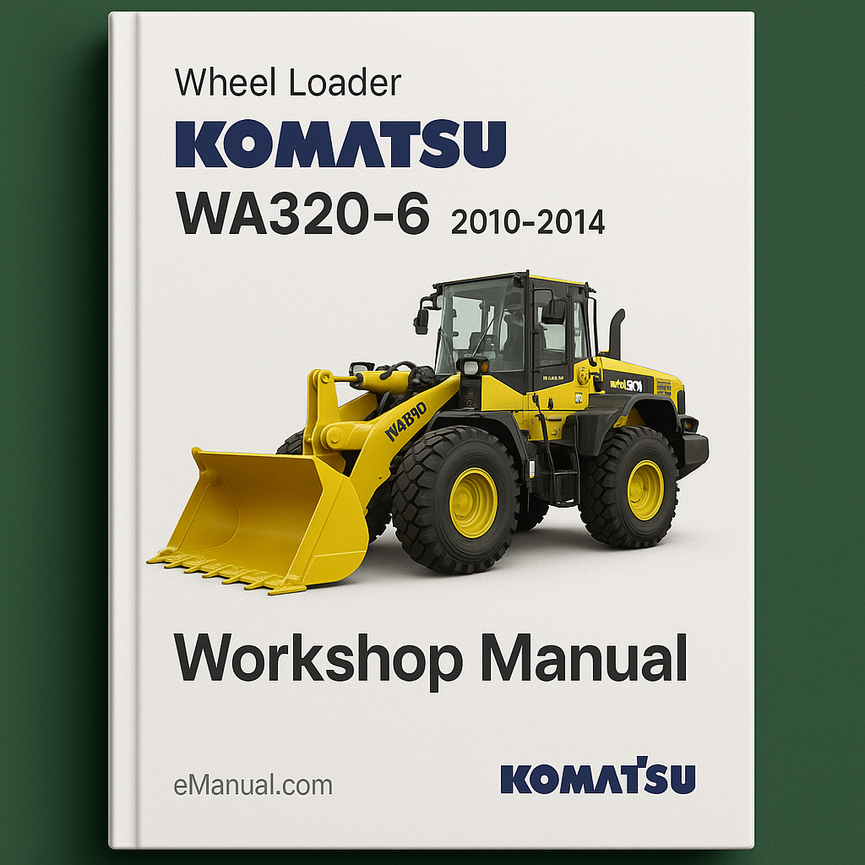 Komatsu Wheel Loader WA320-5 sn: H50051 and up Workshop Service Repair Manual