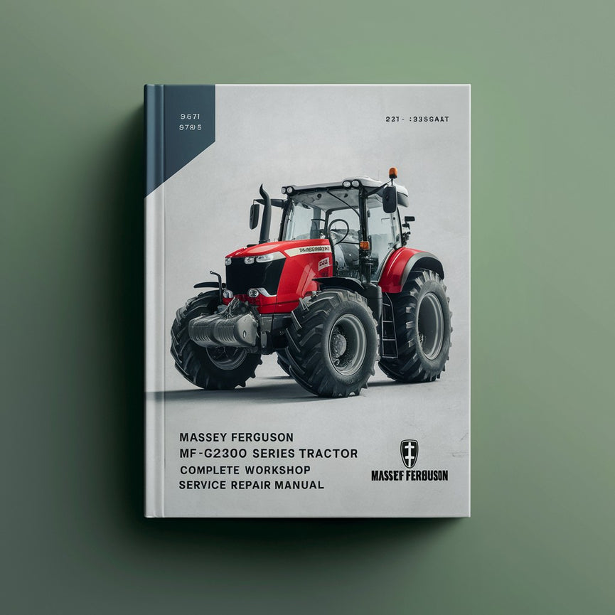 Massey Ferguson MF GC2300 Series GC-2300 Tractor Complete Workshop Service Repair Manual