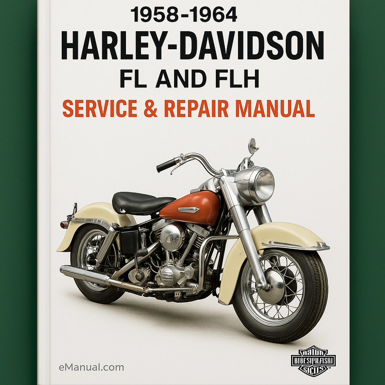1958-1964 Harley Davidson FL And FLH Service Repair Manual