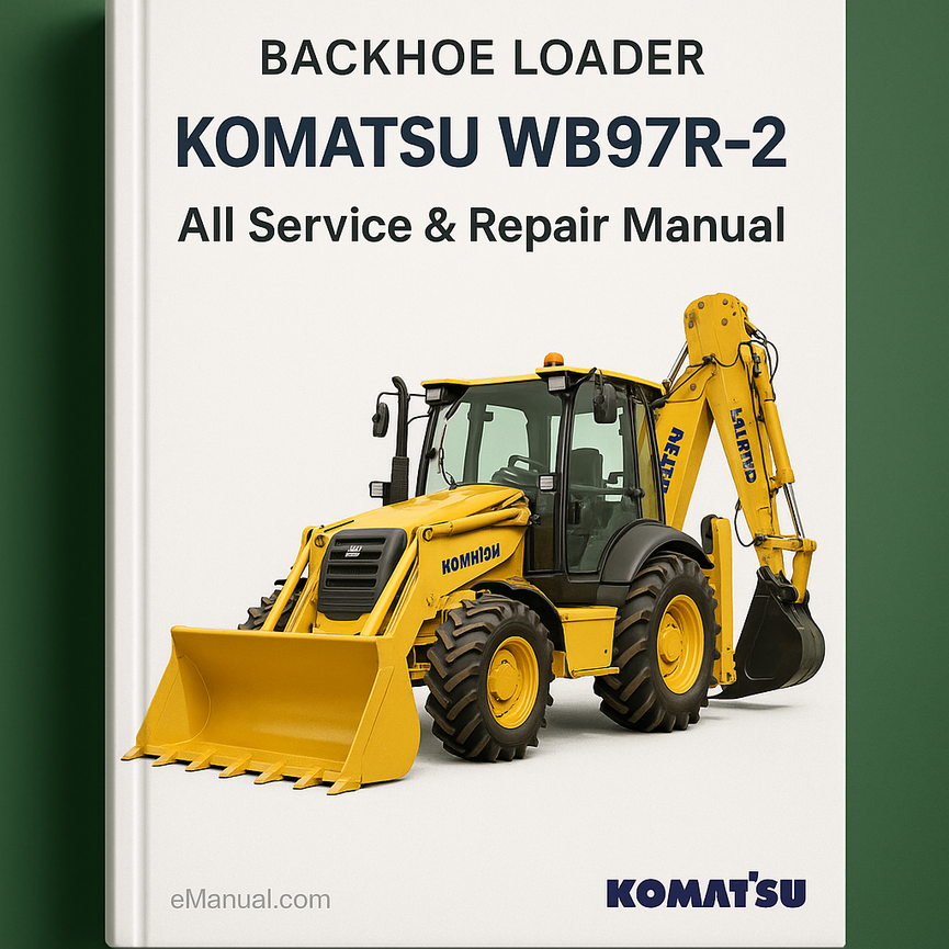 Komatsu WB97R-2 Backhoe Loader All Service Repair Manual
