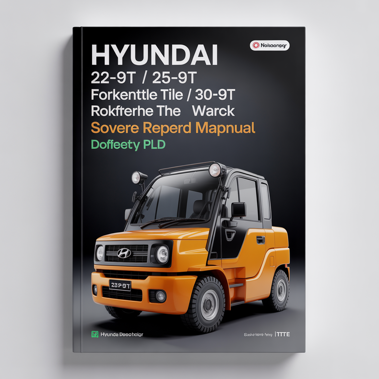 Hyundai 22-9T / 25-9T 30-9T / 33D-9T Forklift Workshop Service Repair Manual Download PDF