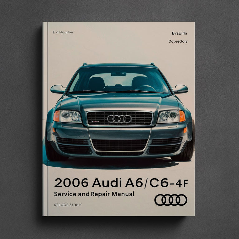 2006 Audi A6 (C6-4F) Service and Repair Manual