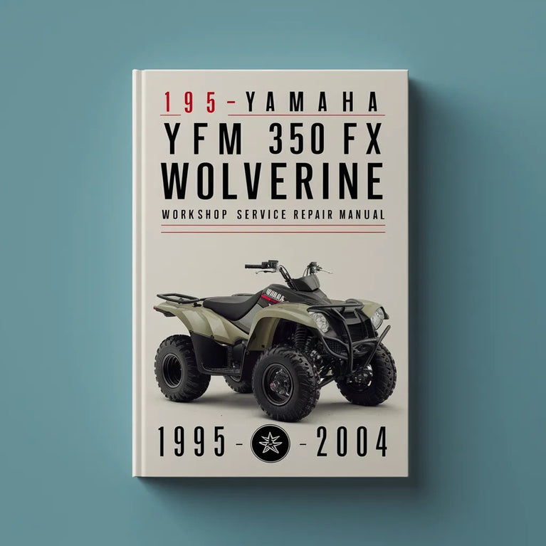 1995-2004 Yamaha YFM 350 FX Wolverine Workshop Service Repair Manual PDF Download