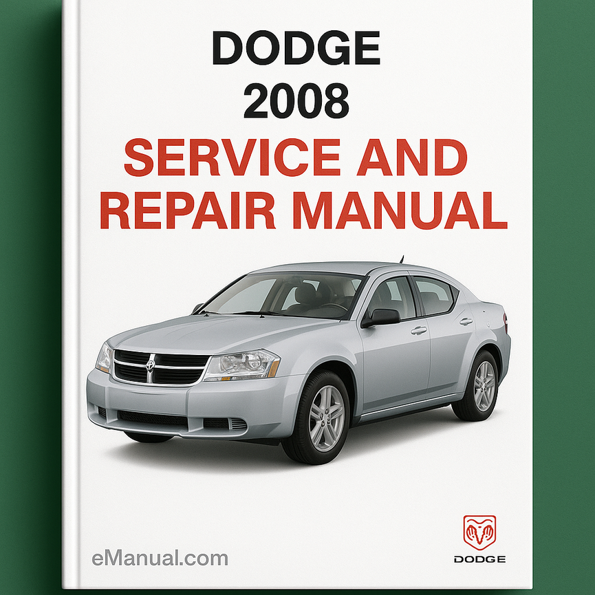 2008 Dodge Avenger Service and Repair Manual