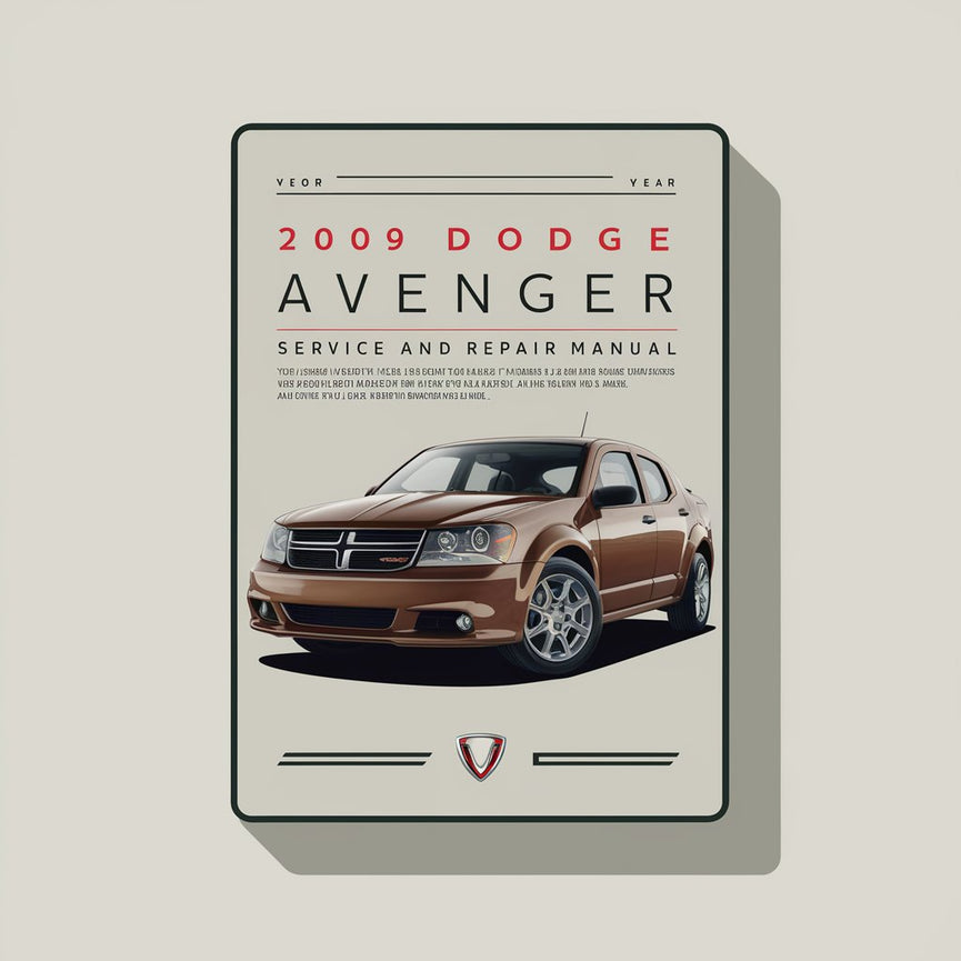 2009 Dodge Avenger Service and Repair Manual