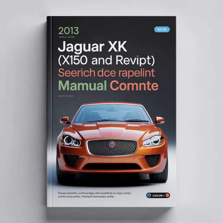 2013 Jaguar XK (X150) Service and Repair Manual