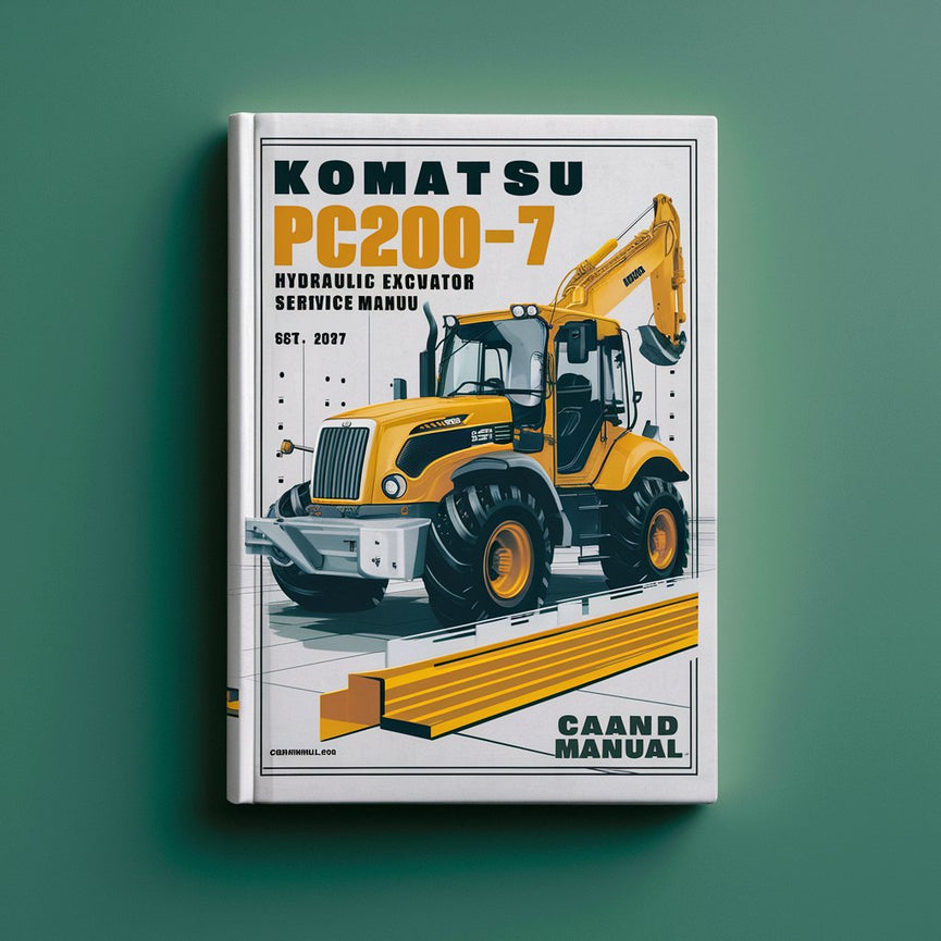 Komatsu PC200-7 Hydraulic Excavator Repair Service Manual