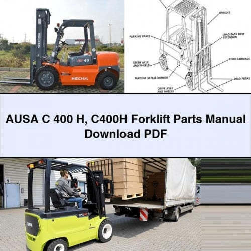 AUSA C 400 H C400H Forklift Parts Manual