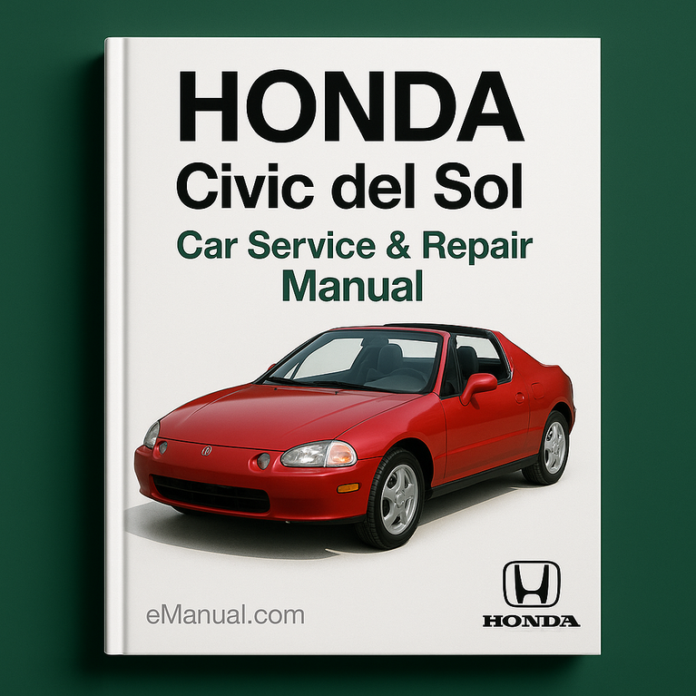 1993 Honda Civic del Sol Service & Repair Manual
