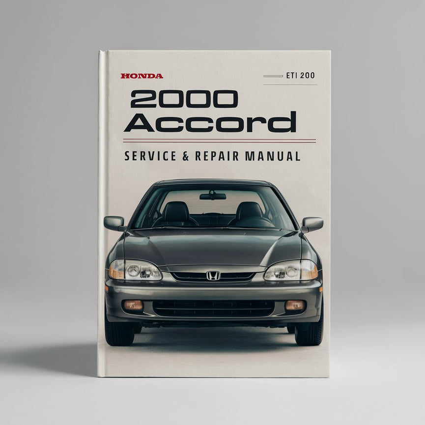 Manual de servicio y reparación del Honda Accord 2000 Descargar PDF