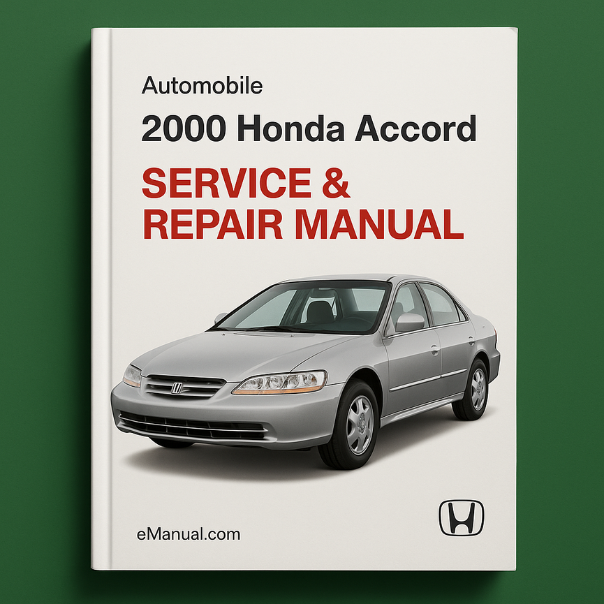 2000 Honda Accord Service & Repair Manual