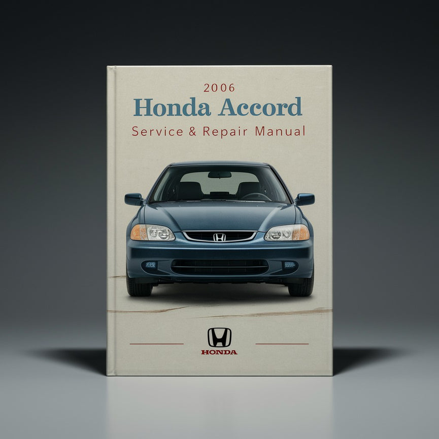 Manual de servicio y reparación del Honda Accord 2006 Descargar PDF