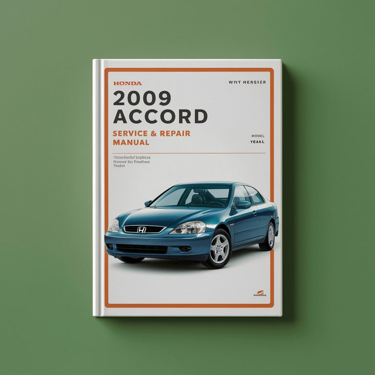 2009 Honda Accord Service & Repair Manual