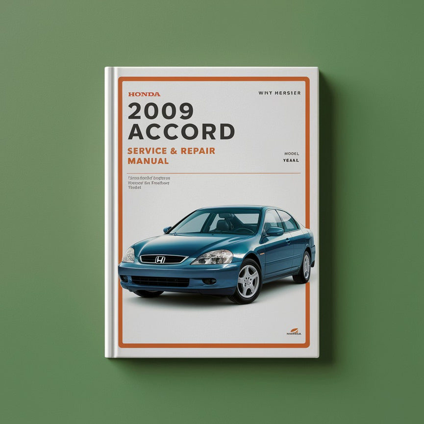 Manual de servicio y reparación del Honda Accord 2009 Descargar PDF