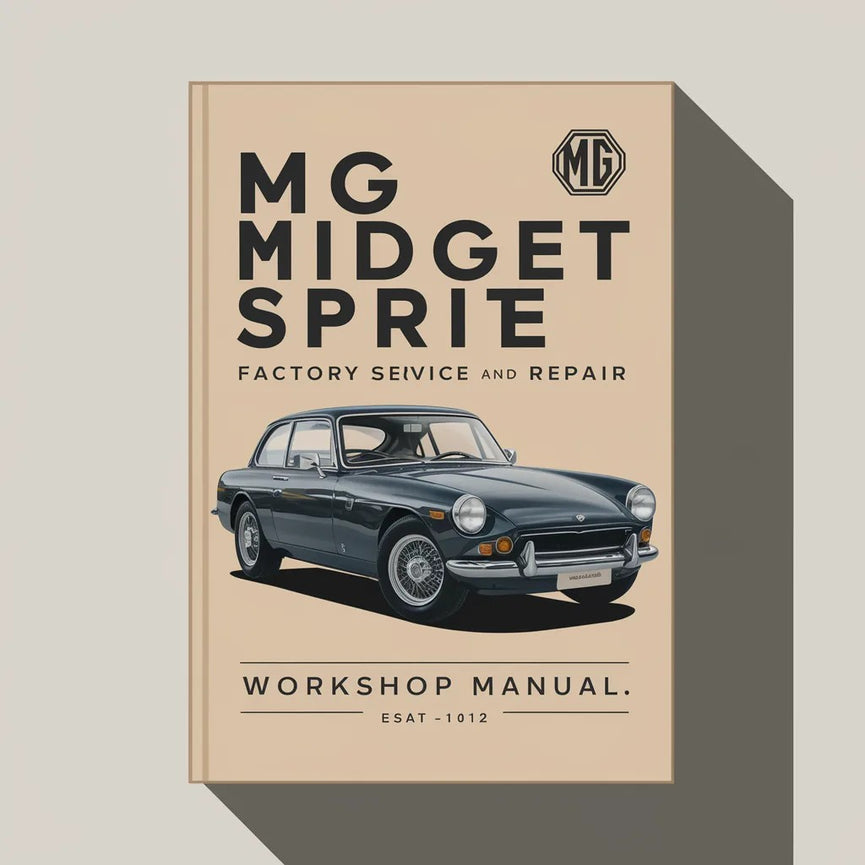 Manual de taller de reparación y servicio de fábrica MG Midget Sprite Descargar PDF