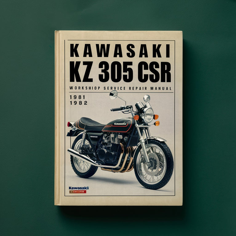 Kawasaki KZ 305 CSR 1981 1982 Workshop Service Repair Manual