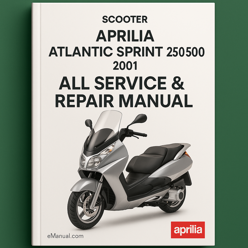 Aprilia Atlantic Sprint 250 500 2001 All Service Repair Manual