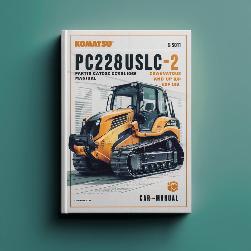 Komatsu PC228USLC-2 Raupenbagger Ersatzteilkatalog Handbuch - SN 15001 und höher für die USA