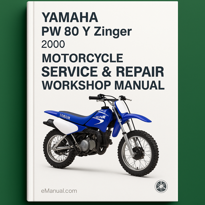 Yamaha PW 80 Y Zinger 2000 Motorcycle Service Repair Workshop Manual