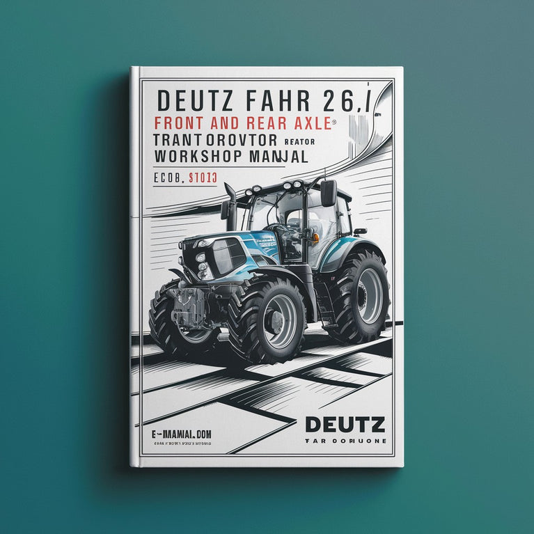 Deutz Fahr 26.6 30.7 Front And Rear Axle Agrovector Tractor Service Repair Workshop Manual Download PDF