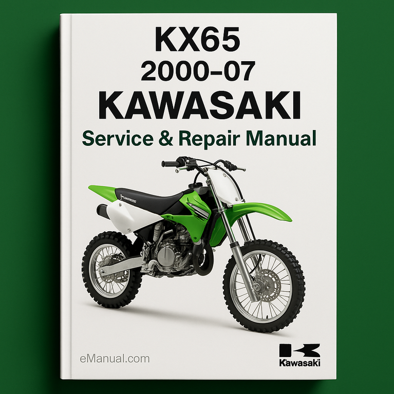 KX65 2000-07 KAWASAKI Service Repair Manual